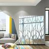 3D Mirror Wall Stickers Nordic Abstract Family Tree Mirror Sticker Decal Removable Mural For DIY Home Living Room Wall Decor