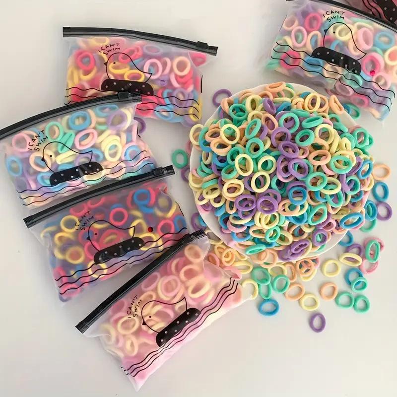 Children's Colorful Hair Accessories: Hair Ties, Towel Rings, Headbands, Rubber Bands, Thumb Rings. Ideal for street stalls and hot selling items.