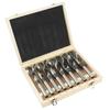 8Pcs HSS Twist Drill Bit Set Large Heat Treated Industrial