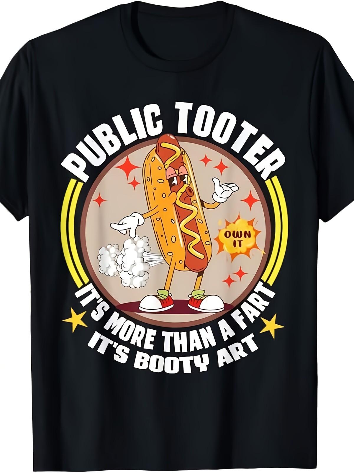 Public Tooter Funny Inappropriate Embarrassing Adult Humor T-Shirt Beach & Sp S