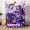 Customiz Name Personality Genshin Impact Balzebub Blanket Soft &Warm Sofa Office Bed Travel Lunch Break Blanket, Gift Suitable All Seasons