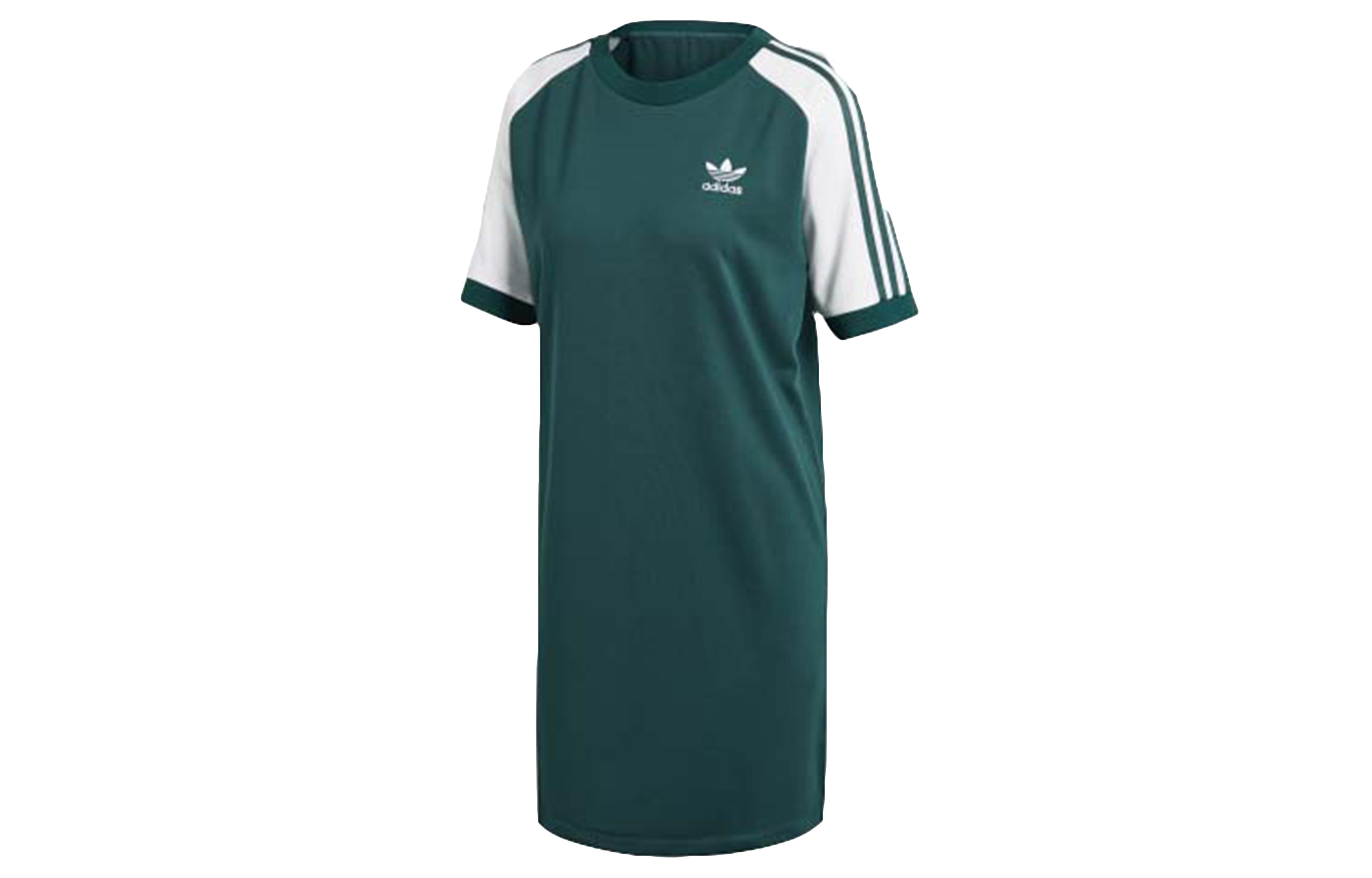 Adidas Originals Short Sleeved Dress Women s Forest Green CE4963 38