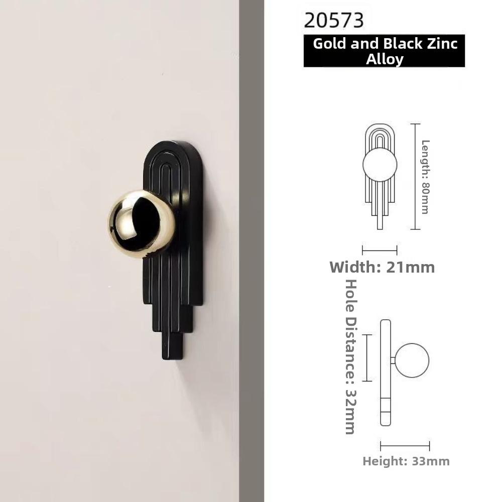 New Light Luxury Wardrobe Cabinet Handle Gold Modern Drawer Handle French Style Minimalist Bedside Table Handle