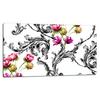 Glass Plate Cutting Board 52X30 Flowers
