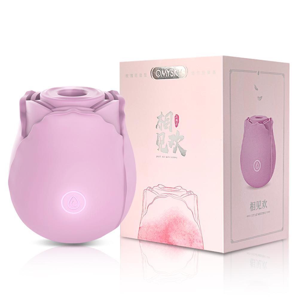 Rose-Sucking Vibrator for Women Vacuum Stimulator Oral Nipple Clit Sucker Adults Female Sex Shop Sex Toys for Women