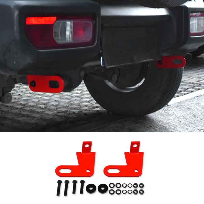 Car Front and Rear Tow Hooks Heavy-Duty Off-Road Recovery Hooks for Suzuki Jimny JB74 JB64 Auto Accessories2025 2024 2023 2022