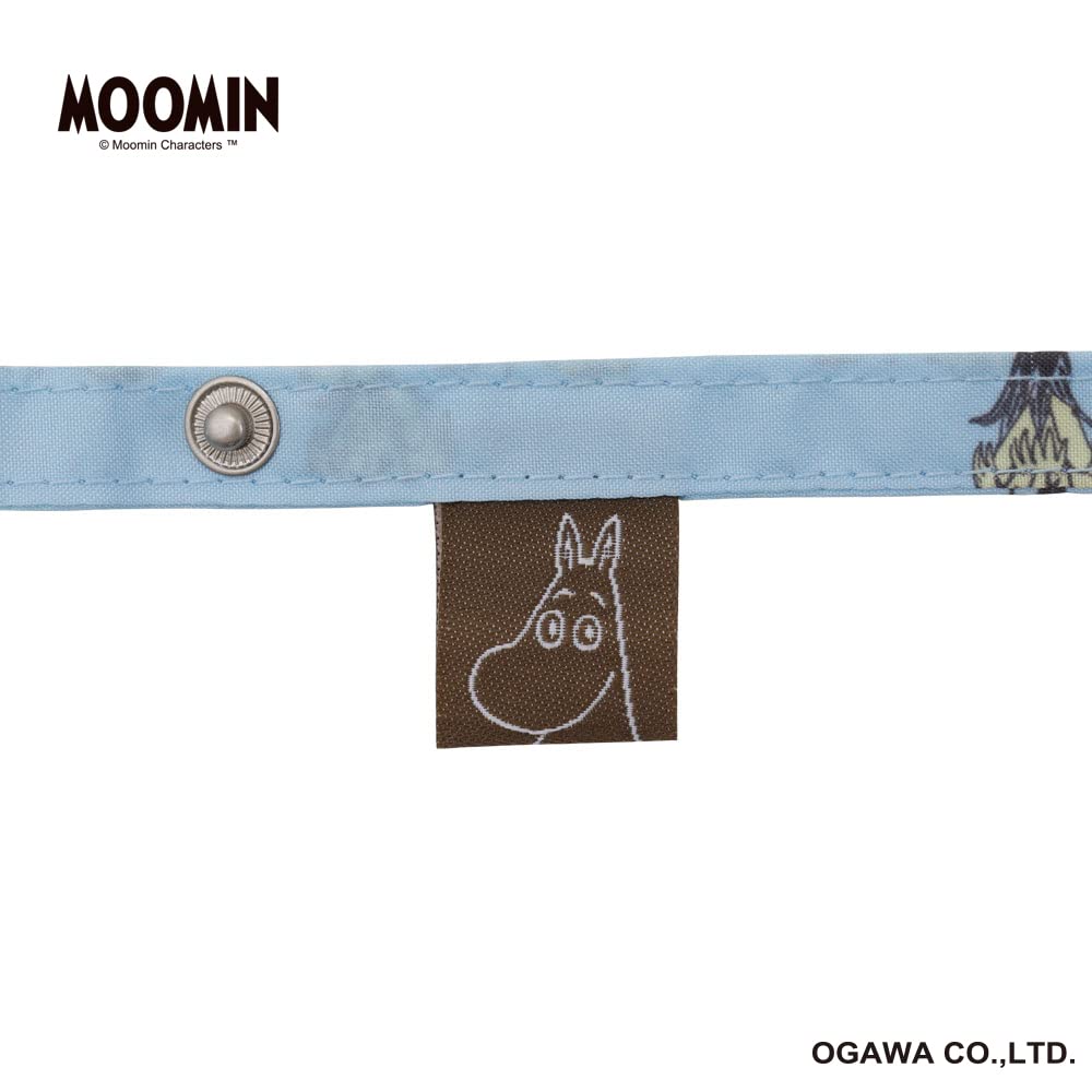 Ogawa Moomin Parasol for Women, Flower and Reading Design, Rain or Shine, Water-Repellent, UV-Repellent, 60cm, 7 Ribs, 85891