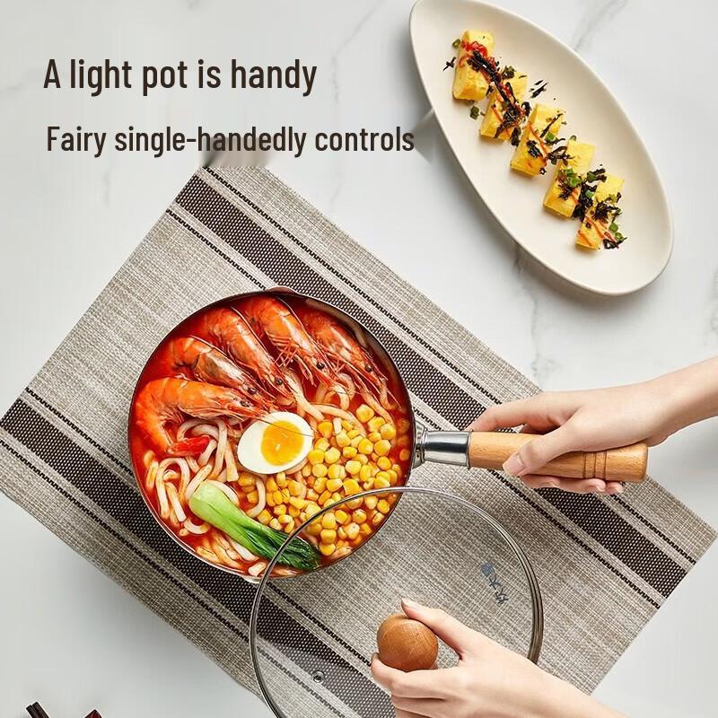 COOKER KING Stainless Steel Japanese Yukihira Pot