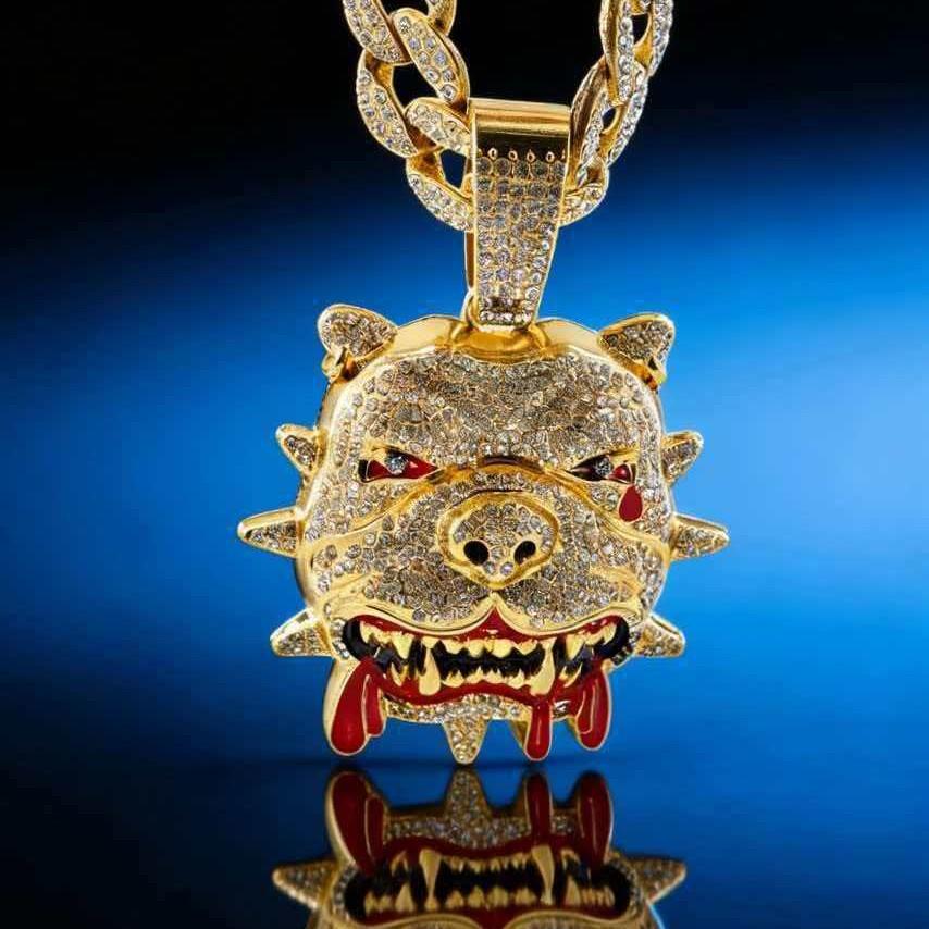 New Product Necklace Hip Hop Pendant Personalized Trendy Brand Animal Hip Hop Necklace