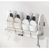 Nail Free and Hole Free Door Back Shoe Rack, Bathroom Slipper Rack, Simple Multi-layer Assembly, Wall Mounted Storage Rack