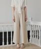ZEROSTREET [2 Colors] Porcelain Pintuck Slacks