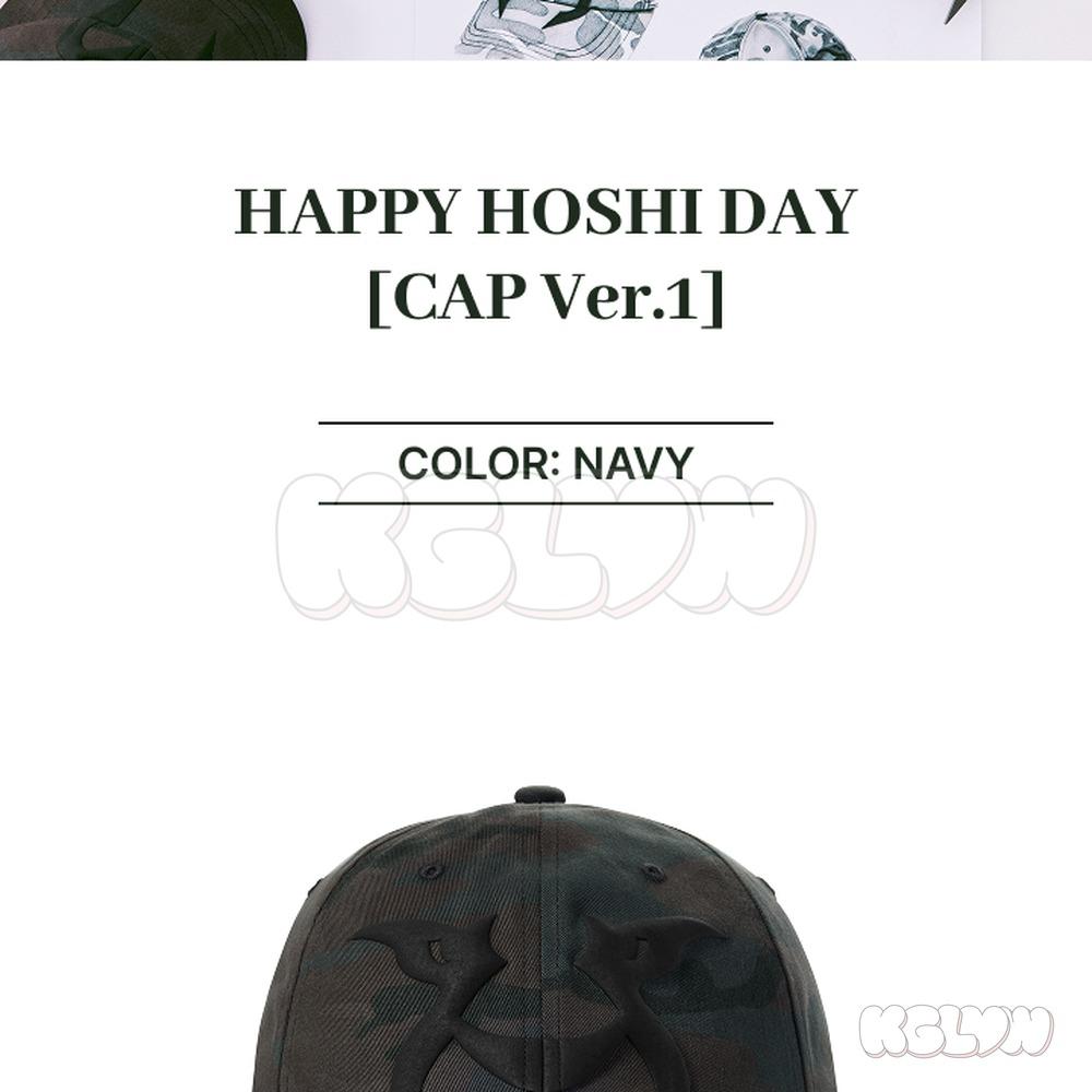 SEVENTEEN HAPPY HOSHI DAY CAP Ver.1 / Ver.2 Version Select Official K-POP Goods