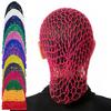 Sleeping Nightcap Turban Headwear Hair Nets Fashion Women Crochet Hair Snood Elastic Edge Long Hair Net Mesh