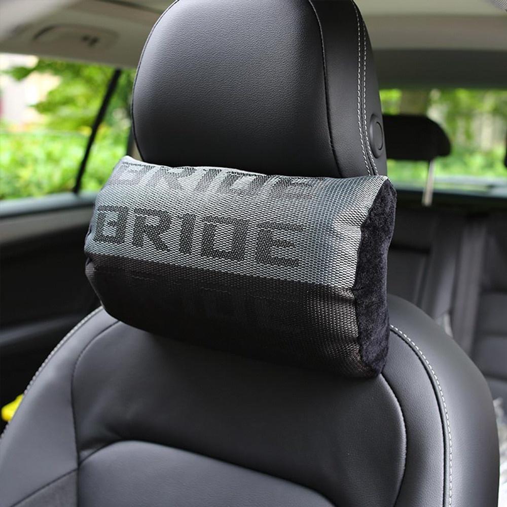 Universal Car Neck Pillows BRIDE Fabric Gradation Auto Seat Support Headrest Car Neck Headrest Pillow