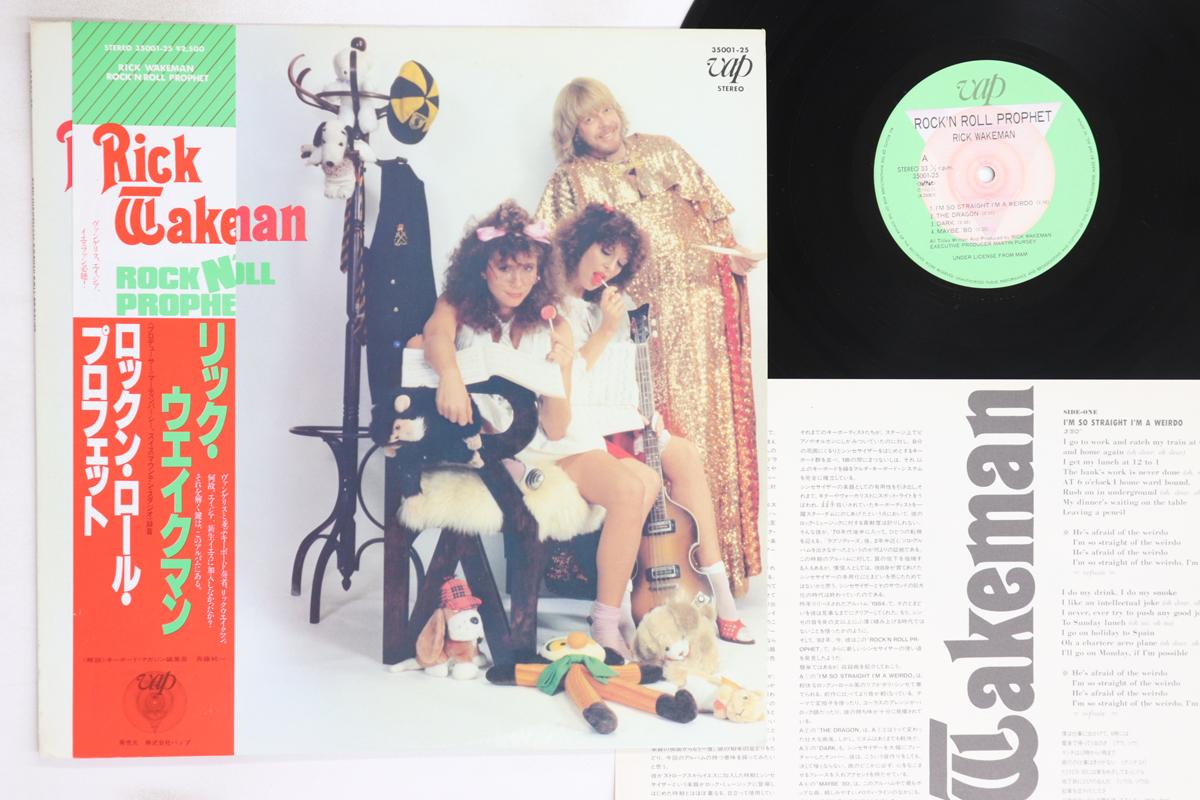 

LP Record RICK WAKEMAN - Rock n Roll Prophet 3500125 VAP 1982 Japan Obi Rock Used