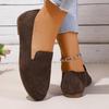Men's Classic Round Toe Loafers Slip On Casual Dress Shoes with Suede Upper and Flexible Sole for Everyday Wear