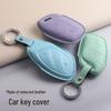 Tri-color Key Cover for Roewe i5, RX5 MAX, RX3, MG HS, MG 5, i6 Max in PU Leather.