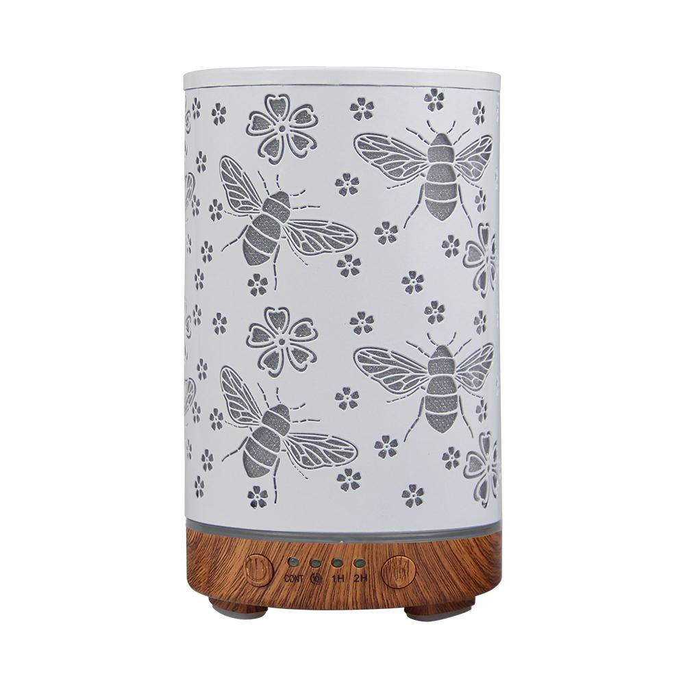 Timing Function Essential Oil Diffuser 100ml Scent Diffuser Hollow Dragonfly Bee Ultrasonic Air Humidifier Iron Aroma Diffuser