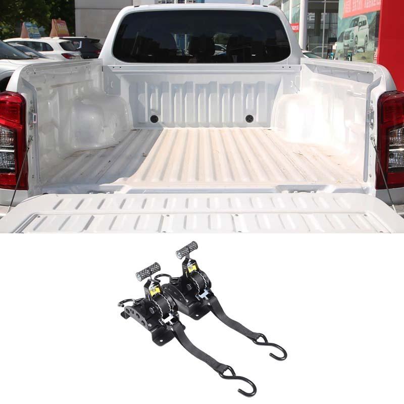 Cargo Tape with S Hook Heavy Duty Auto Retractable Ratchet Strap Tie Down Retractable Ratchet Strap Suitable for Mitsubishi L200