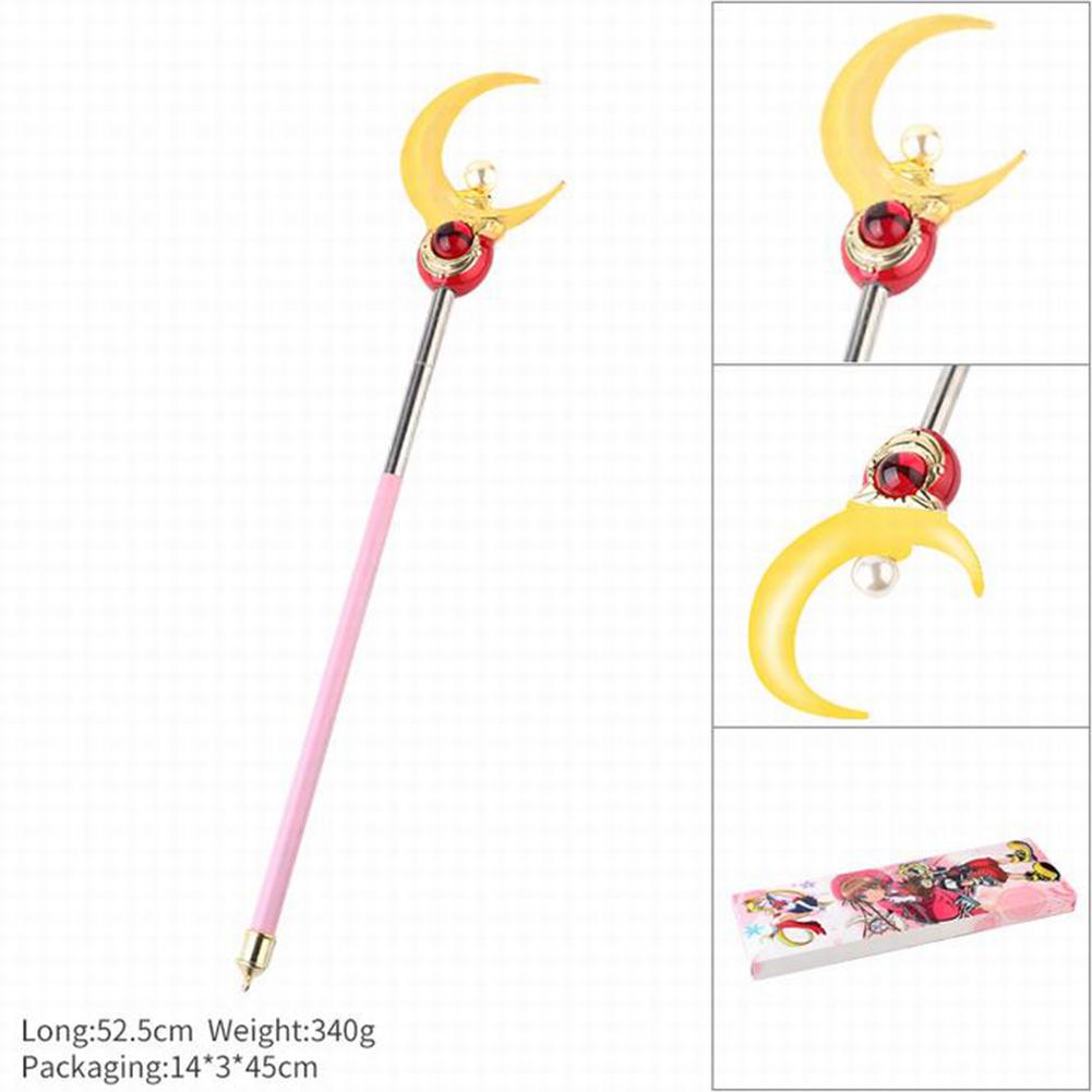 Brdwn Card Captor Clear Sakura Kinomoto Sakura Cosplay Vogelkopf Zauberstab in Box Zinklegierung Modell Spielzeug