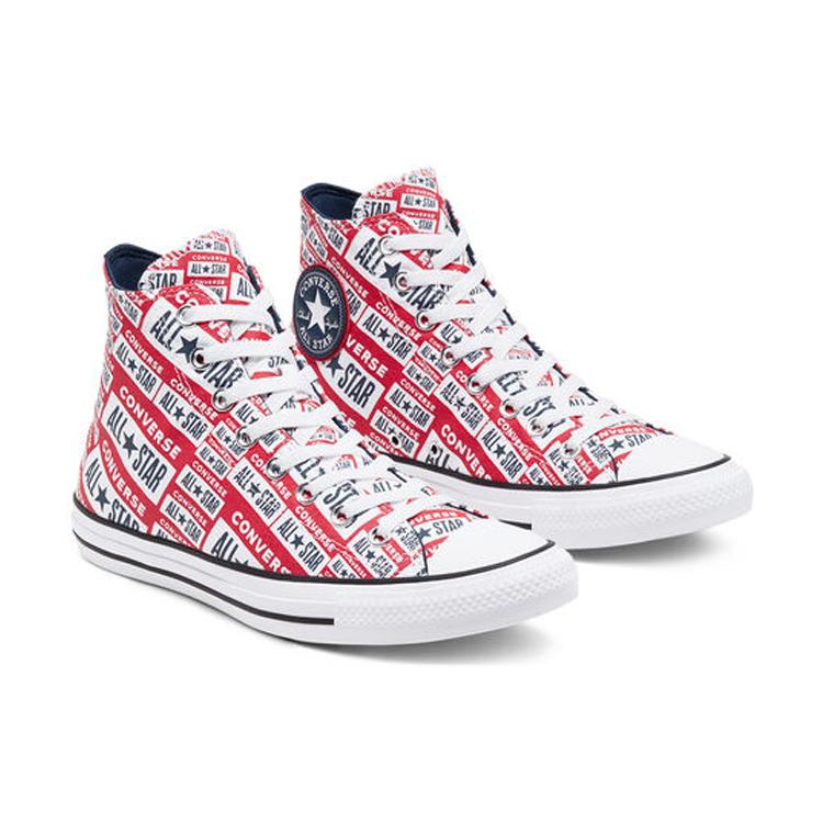 Converse צ'אק טיילור אול סטאר היי לוגו אדום 166984C