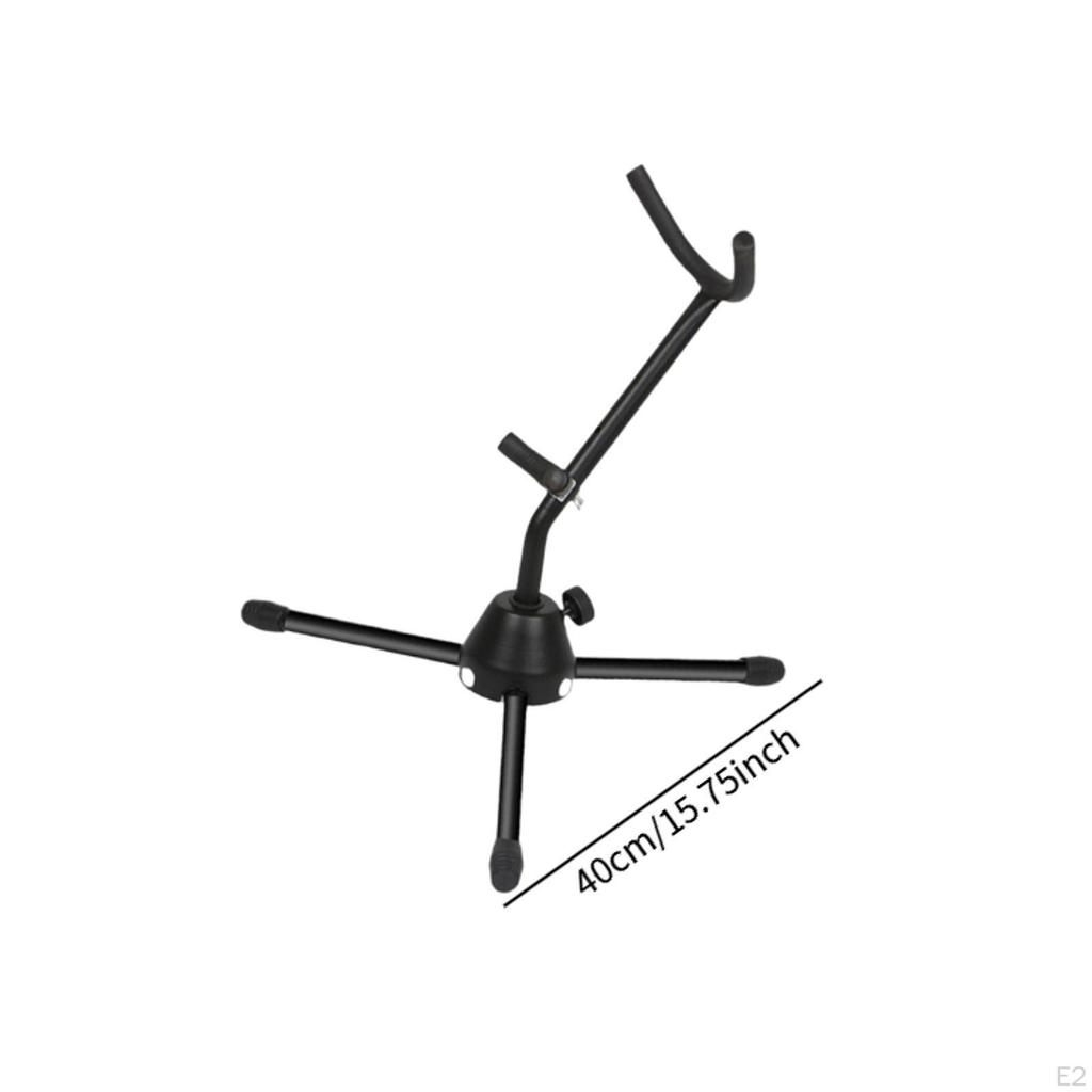Foldable Saxophone Stand Soft Rubber Sponge Padding Accessories Professional Wind Instrument Display