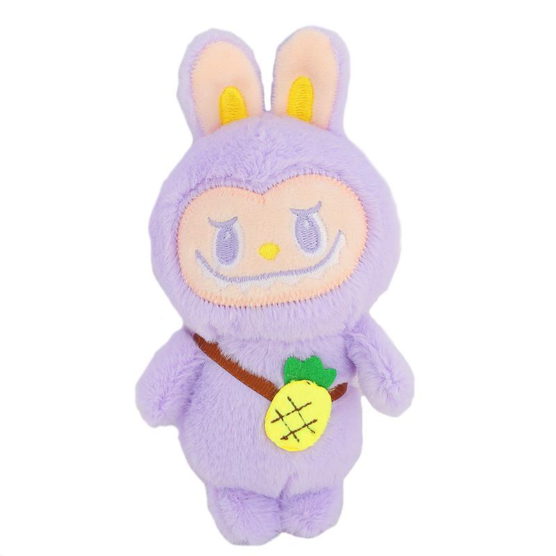Creative Cartoon Labubu Plush Keychain Soft And Cuddly Colorful Accessory For Couples