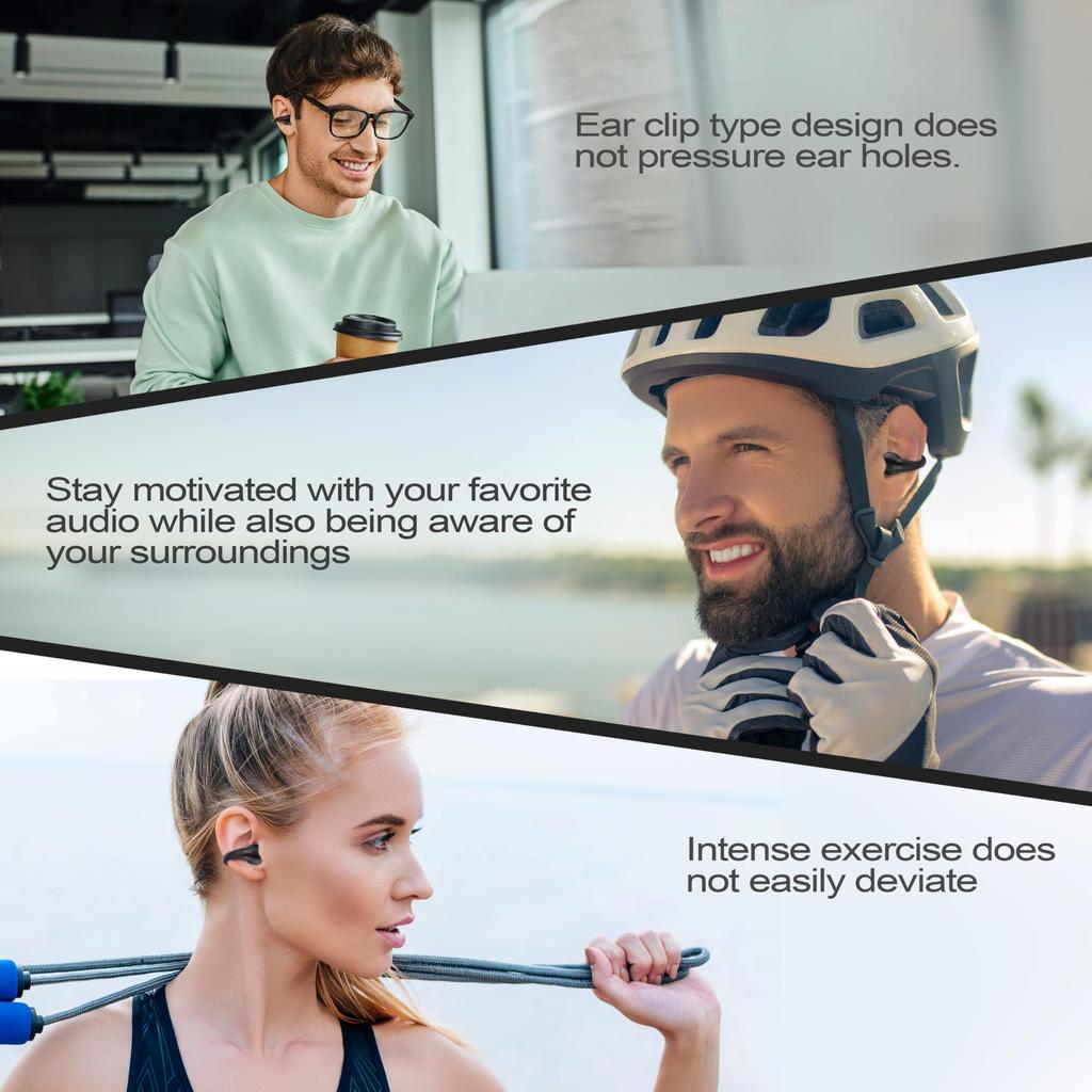 Bezdrátová sluchátka Bluetooth sluchátka Sportovní typ Bezdrátová sluchátka Sluchátka Bezdrátové nabíjení Kompatibilní s duálním LED Power Display Vodotěsné