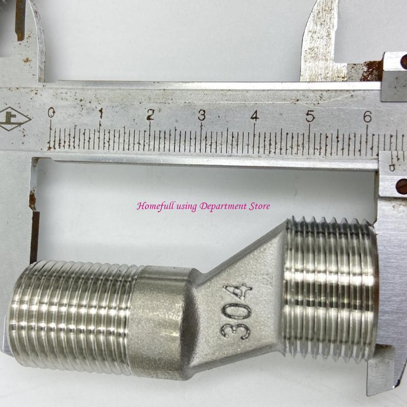  Pack of 2 Steel Connection Adapters Steel Eccentric Connection Pieces Wall Faucet Connectors Simple Installation