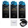 SKYN EXTRA LUB Kondomy Originální pouzdro na kondomy Pepe Lotion Prologue 5 ml [Sada 3 krabiček] (10 počítat) + +