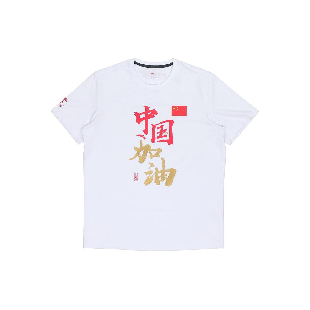 ANTA Exclusive Collection T Shirts Unisex White Crew Neck Moderate Straight Fit 172130107-2