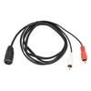 1.5m/4.9ft DIN 7 Pin Female to Dual RCA Male Cable Flexible RCA Audio Cable  Home Audio Setup