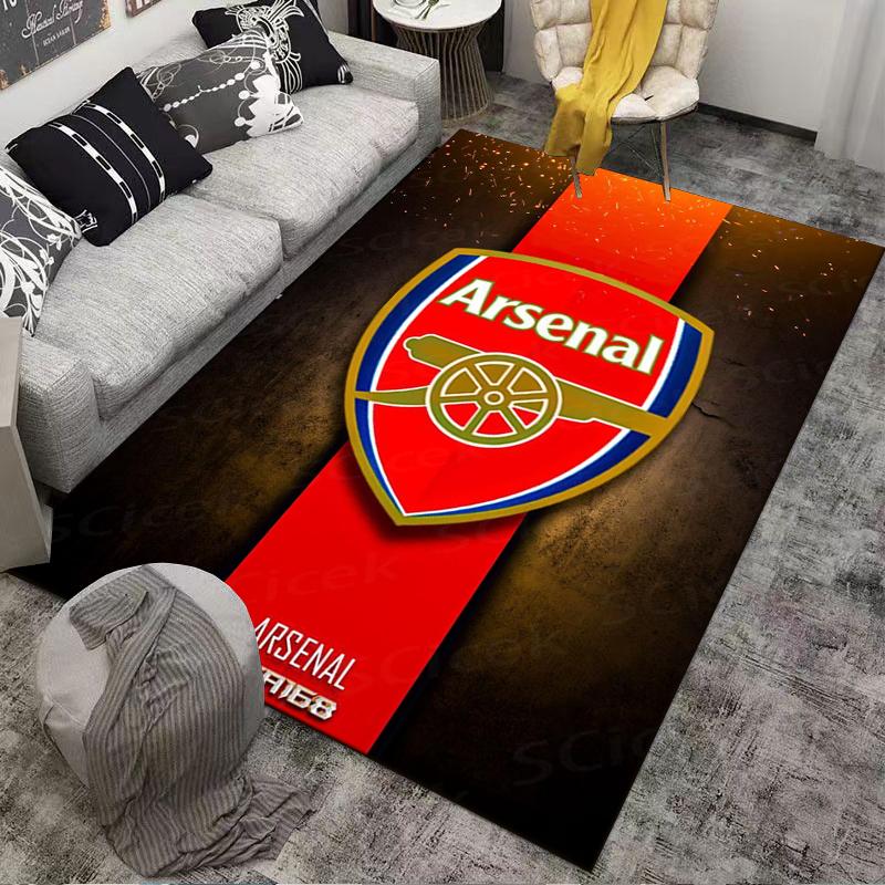 Arsenal Logo Designed floor mat, suitable as a non-slip mat for the living room or bedroom sofa