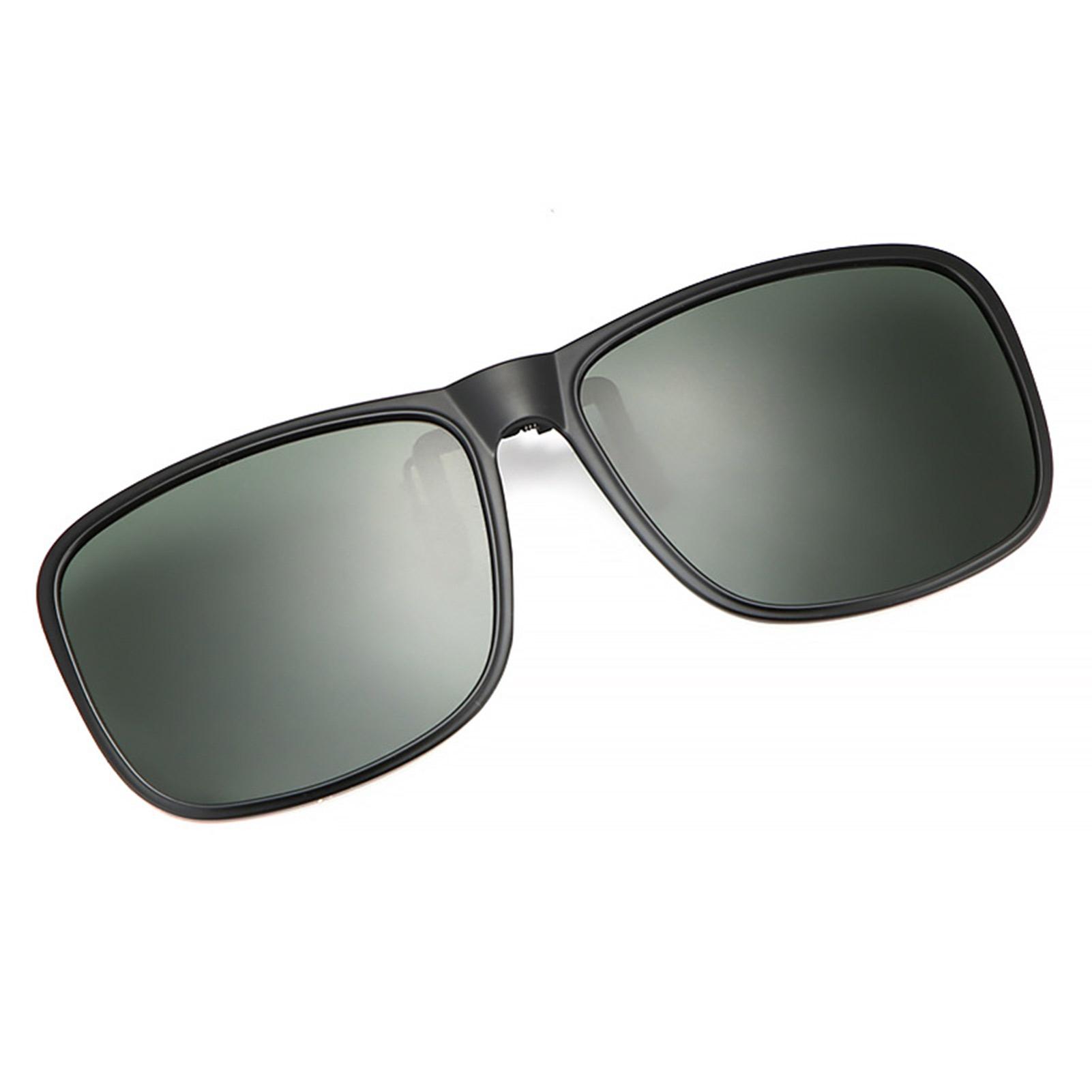 Polarized Clip-on Flip Up Sunglasses Safe Sturdy Material Sunglasses Clip for Sports and Outdoor Activities