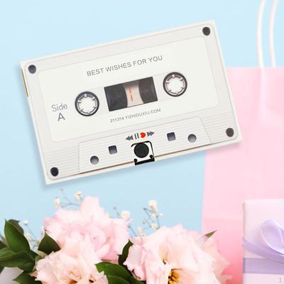Antique Recording Audio Cassette Classic Gathering Blessing Message Old Fashioned Guestbook