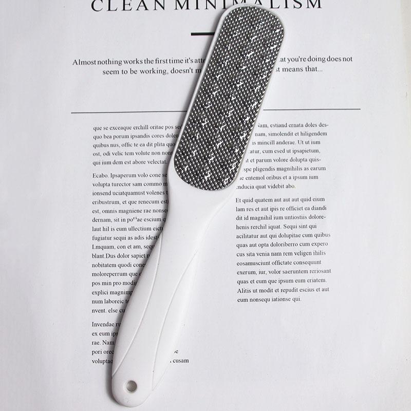 Schwarze Große Doppelseitige Fußfeile Bimsstein Fußschrubber Entferner für Tote Haut und Hornhaut, Fußbürste und Fußfeilenwerkzeug