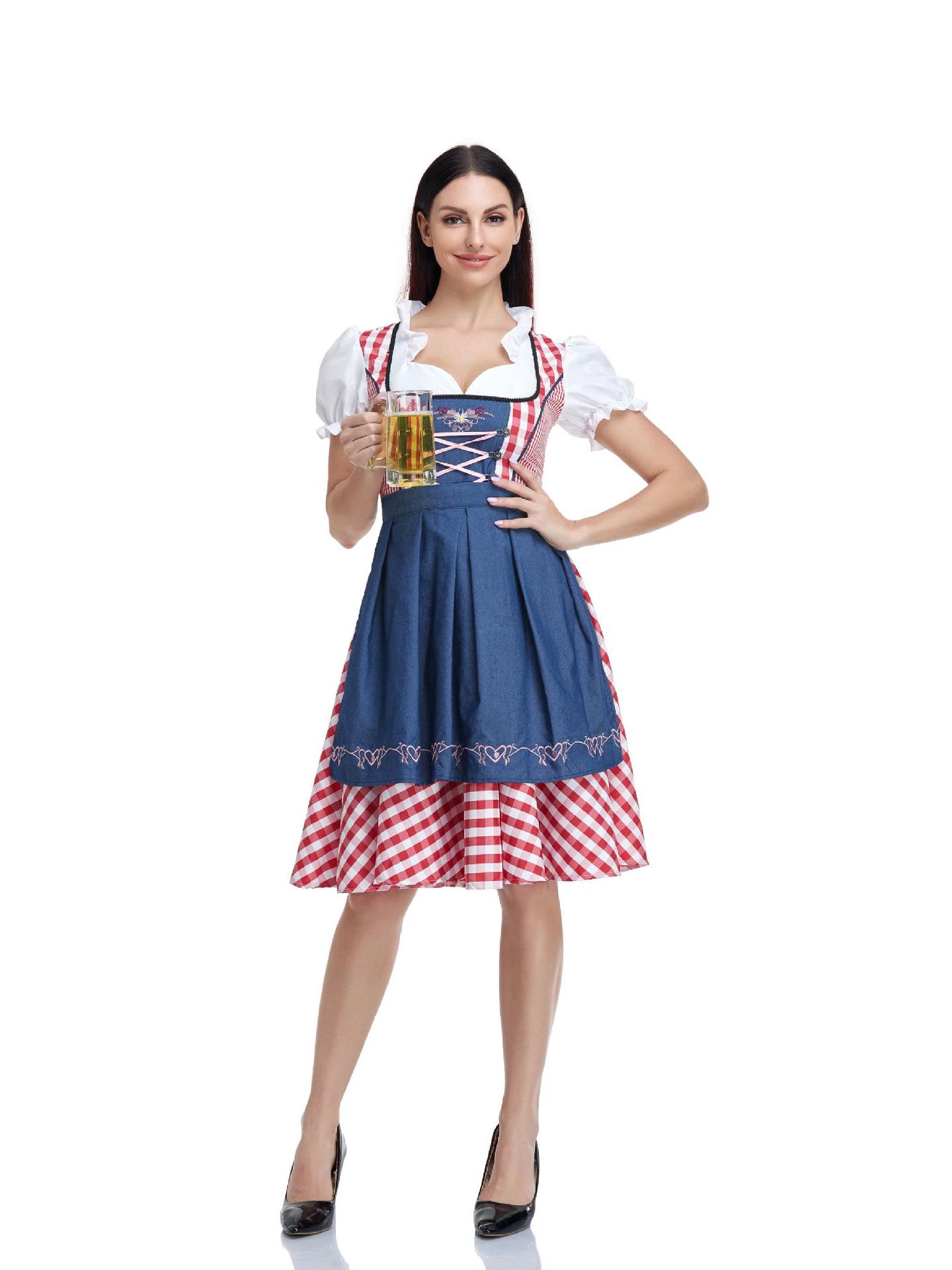 Этнический дирндль костюм для вечеринки Октоберфест L = 38