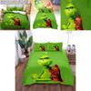 Der Grinch Bettwäsche Einzel Doppel Bettbezug Kissenbezug Für Gemütliches Zuhause Schlaf