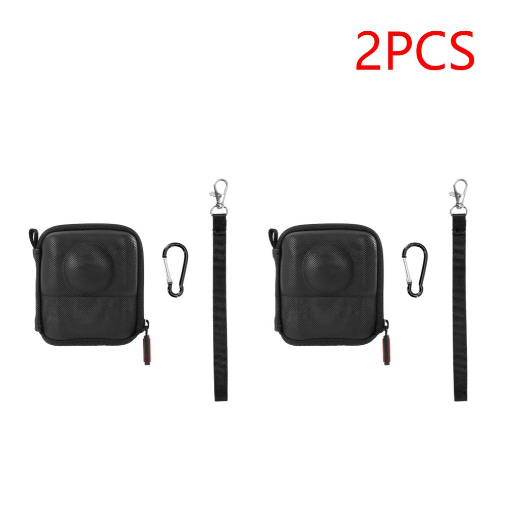 

For Osmo360 Mini Body Bag Waterproof Small Camera Storage Bag Anti-Scratch Camera Carrying Case Photography Single Bag 2PCS чёрный