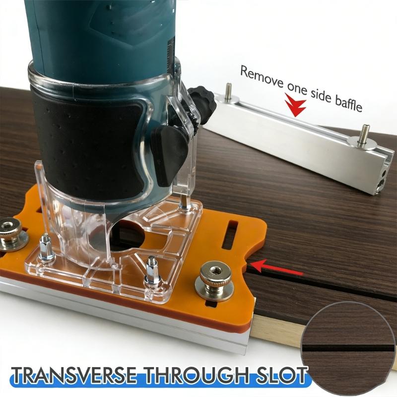 Professional Woodworking Grooving Board With Precise Positioning Systems And Clear Protective Cover For Accurate Cut