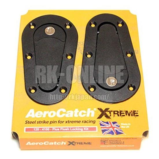 

SFC AEROCATCH EXTREME AeroCatch Plus Flash Type with Steel Key, Black, Shaft, 120-4100 чёрный