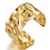 Vintage Flower Cuff Bracelet Bangle for Women Gold Color Bracelet Femme Fashion Wedding Wedding Gift