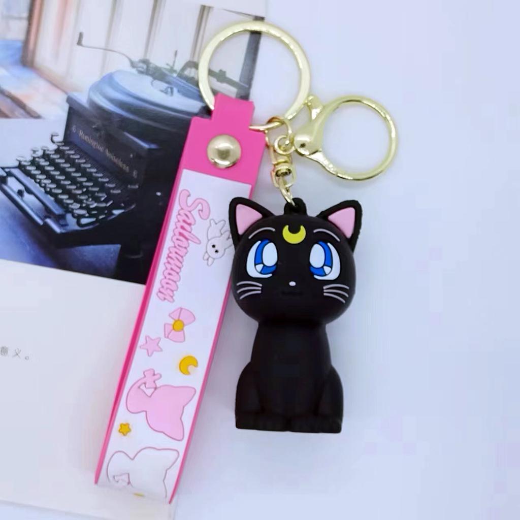 Creative Cartoon Girl Doll Keychain Bag Car Keychain Accessories Gift Wholesale Y2k Fashion Toys Anime Cartoon Kawaii Cute Frind