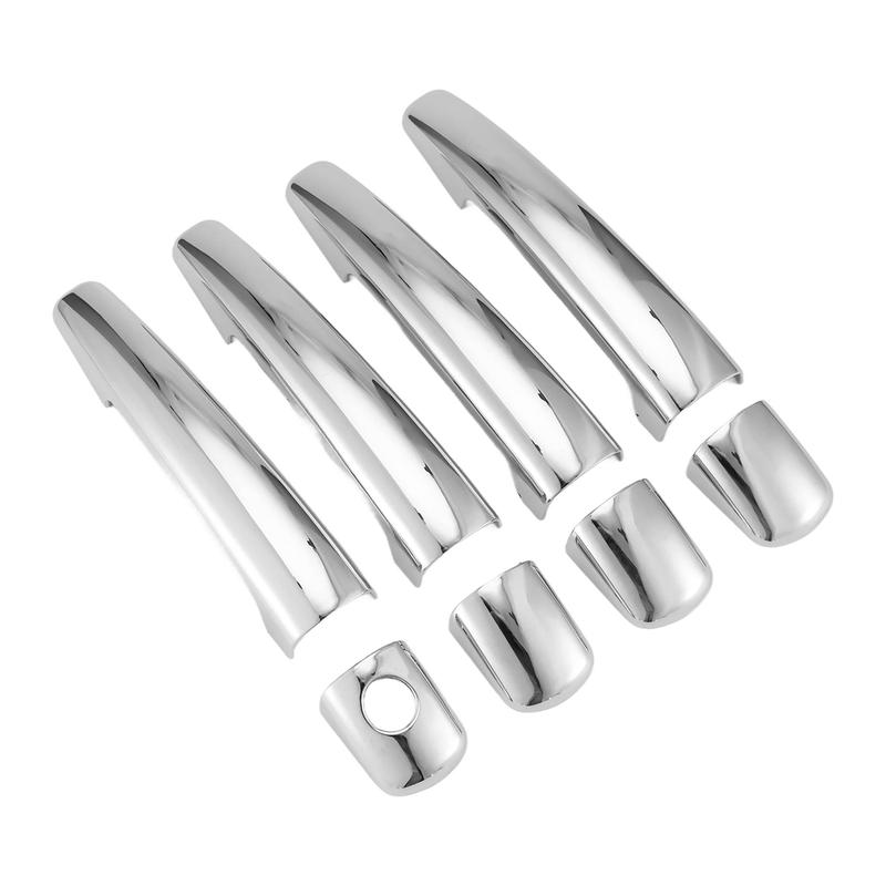 Durable for Peugeot 208 2012-2018 Luxuriou Chrome Exterior Door Handle Cover