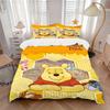 3pcs Pooh Honey 1 Cover+2 Pillowcases, Pillow Inserts Not Included, Machine Washable, All-Season Use, Teen and Adult Rooms135