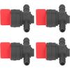 10Pcs Fuel Shut Off Valve, 1/4 Inline Fuel Cut Off Shut Off Valve Gas Fuel Small Engine On Off Fuel Switch Tap for 494768 5091H 5091K 697947 Lawn
