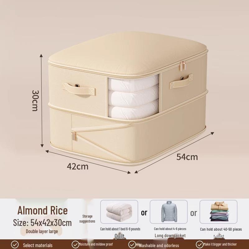 See-through Down Jacket Storage Bag: Large Capacity Vacuum-Pack for Travel & Moving