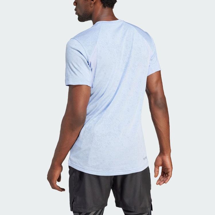 adidas Tennis Freelift T-Shirts 'Blue' Men's IA8288