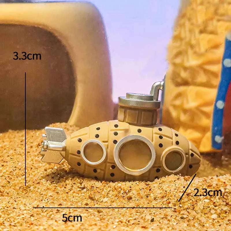 Pryskyřičné ponorkové ozdoby Akvarijní dekorace do akvária Úkryt jeskyně pro ryby a krevety Krajinářské doplňky pro akvarijní ryby