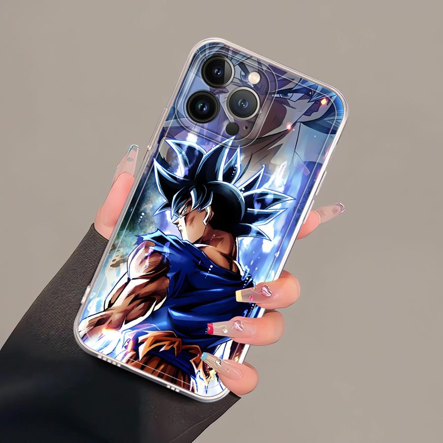 Dragon Ball Goku Soft Phone Cover Case for iPhone 17 Pro Max 16 12 Mini 15 XR 11 7 8 Air 14 Plus XS Max 13 Pro